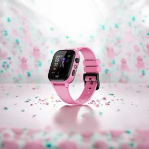 Smart2030 C005 Kids GPS + Calling Smart Watch – Pink
