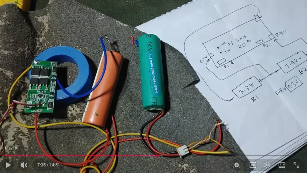 2S BMS 20A balance charge
